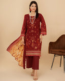 Print Shrint - Luxury Print Embroidered Lawn - Vol 14 - D-01
