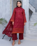 Print Shrint - Luxury Printed Emb Lawn - Vol 27 - D-01