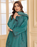 Zara - Premium Fine Embroidered Lawn - Vol 13 - D-01