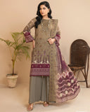 Print Shrint - Premium Printed Emb Lawn - Vol 23 - D-02