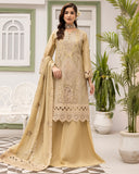 Saphira - Luxury Embroidered Festive Cross Slub Lawn - Vol 12 - D-03