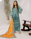 Jasmine - Luxury Embroidered Festive Lawn - Vol 09 - D-03