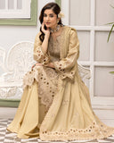 Saphira - Luxury Embroidered Festive Cross Slub Lawn - Vol 12 - D-03