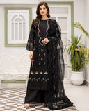Saphira - Luxury Embroidered Festive Cross Slub Lawn - Vol 12 - D-04