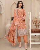 Print Shrint - Premium ChickenKari Boring Emb Lawn - Vol 28 - D-04