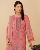 Print Shrint - Luxury Print Embroidered Lawn - Vol 14 - D-04