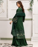 Saphira - Luxury Embroidered Festive Cross Slub Lawn - Vol 12 - D-06