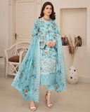 Print Shrint - Premium ChickenKari Boring Emb Lawn - Vol 28 - D-09