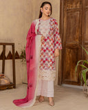 Print Shrint - Vol 30 - Premium Printed Emb Lawn - D-09