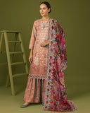 Print Shrint - Vol 42 - Premium Printed Emb Lawn - D-09