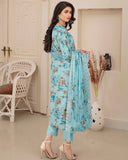 Print Shrint - Premium ChickenKari Boring Emb Lawn - Vol 28 - D-09