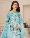 Print Shrint - Premium ChickenKari Boring Emb Lawn - Vol 28 - D-09