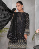 Print Shrint - Luxury Printed Emb Lawn - Vol 27 - D-10